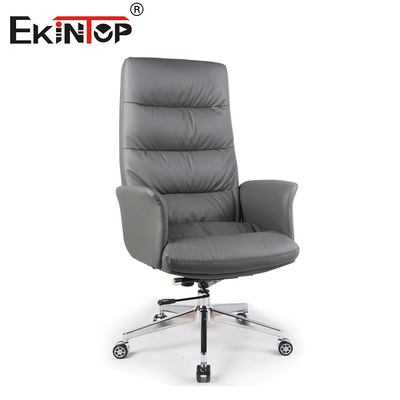 High Back Ergonomic High Quality Metal Frame Office Chair PU Leather BreakRoom Chairs