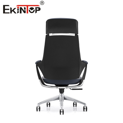 Modern Style Leather Chair with Headrest High Adjustable BreakRoom Chairs
