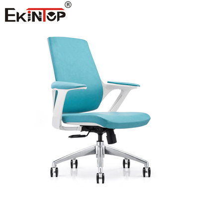 Low-Cost Mid-Back Black Leather Chair Modern Style Custom BreakRoom Chairs