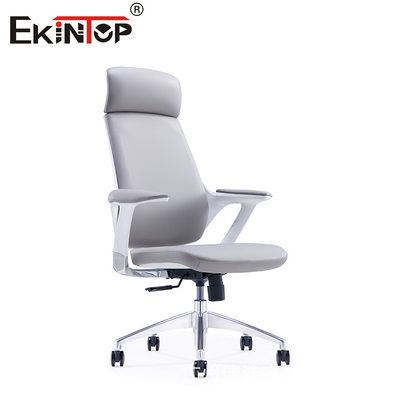 Wholesale Comfortable 360 Degree Swivel White Office Leather Chair BreakRoom Chairs