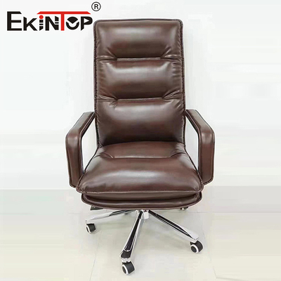 Factory Price Brown Executive Office Chair Swivel Leather Computer Chair Quality Office Chairs
