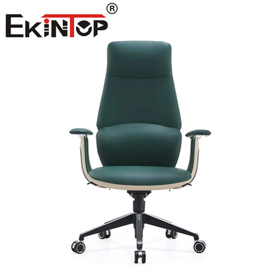 Executive PU Leather Ergonomic Home Office Conference Chair Sturdy Office Chair
