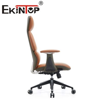 Office Furniture Leader PU Manager Chair Swivel Ergonomic Office Chair Leather Club Chairs