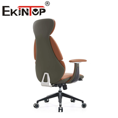 Office Furniture Leader PU Manager Chair Swivel Ergonomic Office Chair Leather Club Chairs