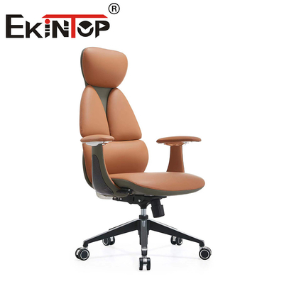 Office Furniture Leader PU Manager Chair Swivel Ergonomic Office Chair Leather Club Chairs
