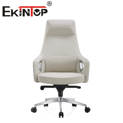 Manager Swivel Leather PU Office Chair Leather Club Chairs