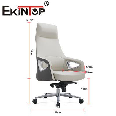 Commercial Furniture High Back Office Chair With Modern Design Leather Club Chairs