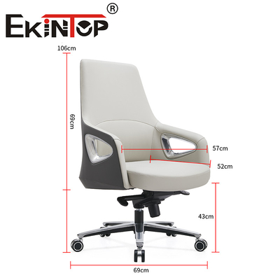 Executive Ergonomic Swivel Modern Manager Office Chair Leather Club Chairs