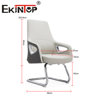 Modern Design Pu Leather White Office Executive Chair Leather Club Chairs