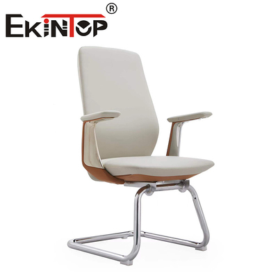 Custom Office Furniture Ergonomic Office Computer Chair PU Armrest Leather Club Chairs