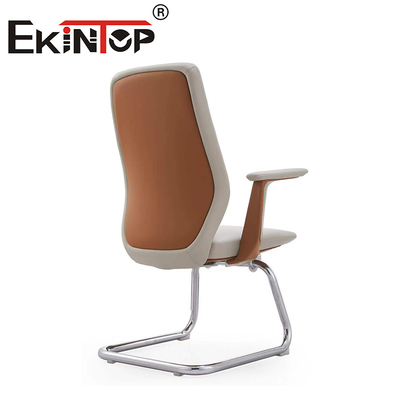 Custom Office Furniture Ergonomic Office Computer Chair PU Armrest Leather Club Chairs