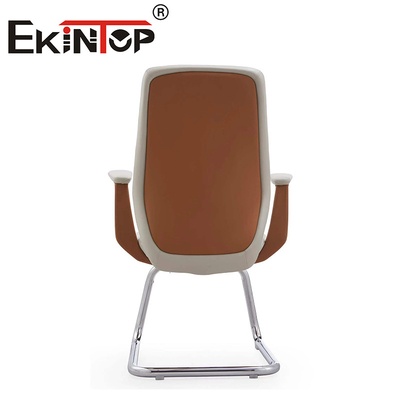 Custom Office Furniture Ergonomic Office Computer Chair PU Armrest Leather Club Chairs