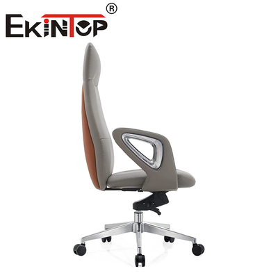 Factory Wholesale Manager Swivel Leather PU Executive Chair Leather Club Chairs