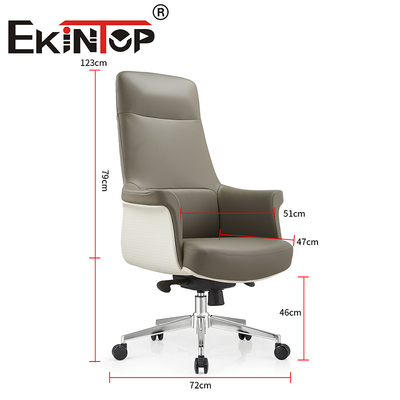Modern Executive Office Chairs Boss Ergonomic Swivel Heavy Duty Vegan Leather Chair