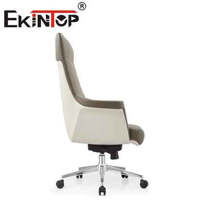 Multi-function Ergonomic Executive Commercial Chair Vegan Leather Chair