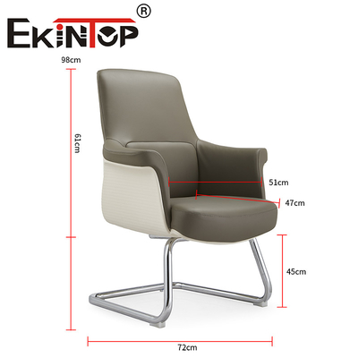 Wholesale Comfortable Office Furniture Work Staff Office Chair Vegan Leather Chair