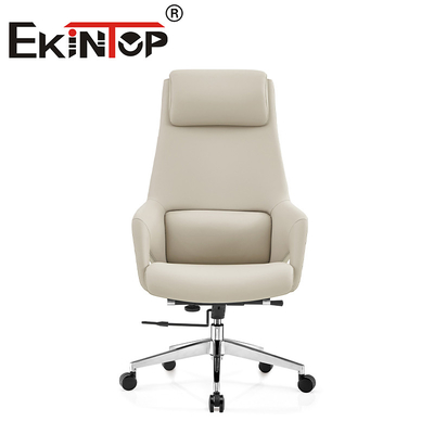 High Back Ergonomic Executive Boss Chair Multi-Functional Modern Vegan Leather Chair