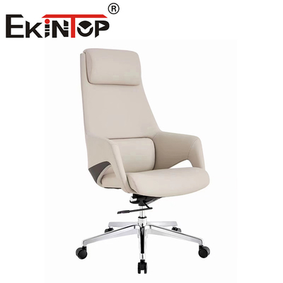 High Back Ergonomic Executive Boss Chair Multi-Functional Modern Vegan Leather Chair