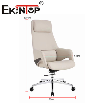 High Back Ergonomic Executive Boss Chair Multi-Functional Modern Vegan Leather Chair