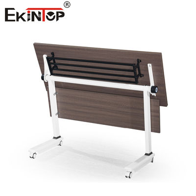 Ekintop Folding Conference Desks Metal Folding Office School Training Desks Table