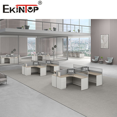Ekintop Modern Office Furniture Custom Modular Staff Cubicle Partition Workstations Desk