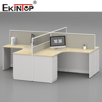 Ekintop Workstation Desk Modular Staff Cubicle Partition Office Workstation Desk
