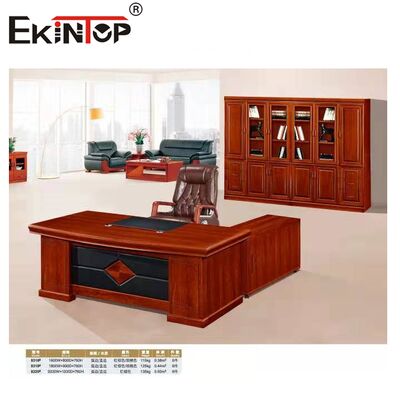 Ekintop Classic MDF Office Table Executive Desk Office Table Furniture Desk