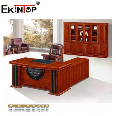 Ekintop Wooden Computer Desk Executive Office Desk Boss Table Wooden Office Table