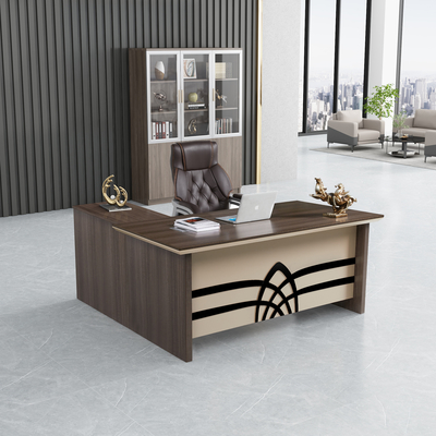 Ekintop Computer Office Desk And Chair For CEO Manager Boss 1600mm Width