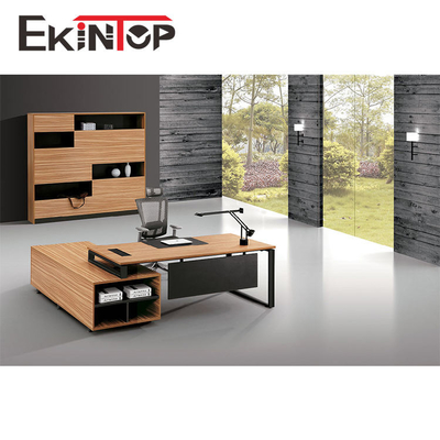 Home Study Melamine Desk Extendable For CEO Boss Secretary OEM