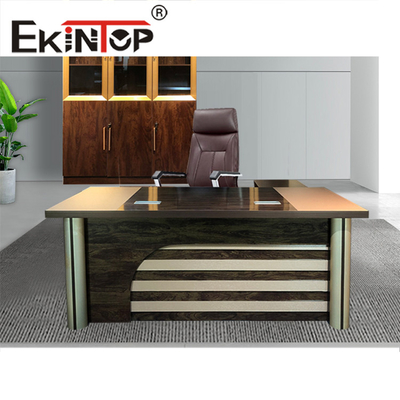 Modern Simple High End Office Desk Furniture Double Pedestal Modular Desk