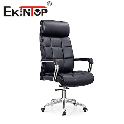 Customizable Massage Office Chair Linkage Armrest PU Leather Chair