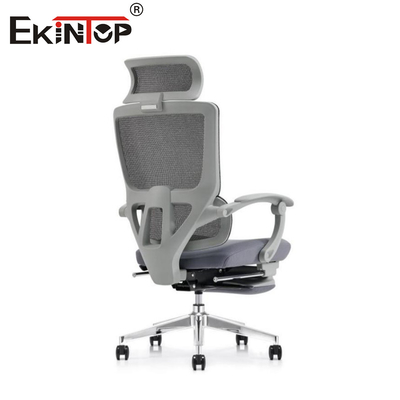 Anti - Explosion Mesh Office Chair Flip - Up Armrest Nylon Back