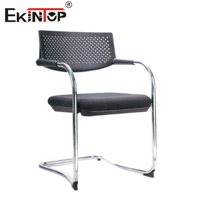 Metal Legged Training Chair Plastic Backrest Sponge Cushion