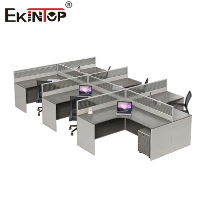 Modern Office Workstation 6 Person Office Desk Office Table With Drawer For Staff