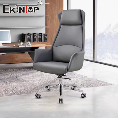 Leather Executive Chair Furniture Modern Style Wheels Commercial Office Chairs