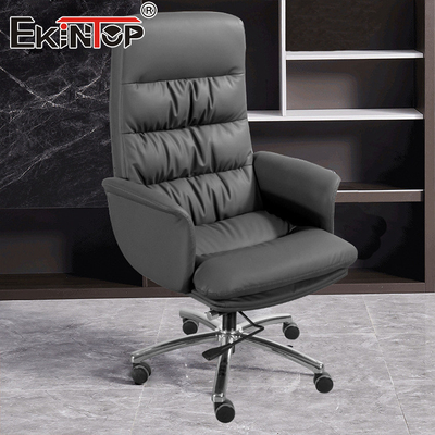 Modern Comfortable High-Back Sofa Seat Leather Chair Custom BreakRoom Chairs
