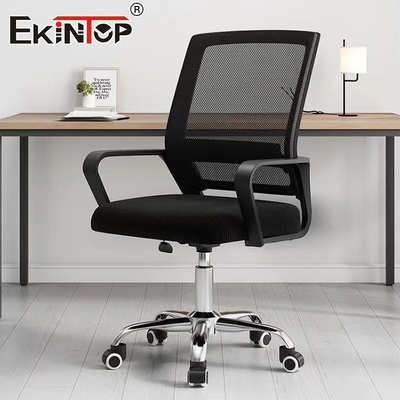 Adjustable Swivel Mesh Ergonomic Chairs With Wheels Sturdy Office Chair